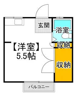 ホワイトアベニュ【1階】の間取り