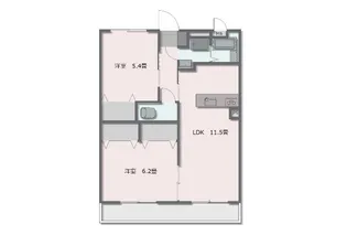 アルコテラーサN【5階】の間取り