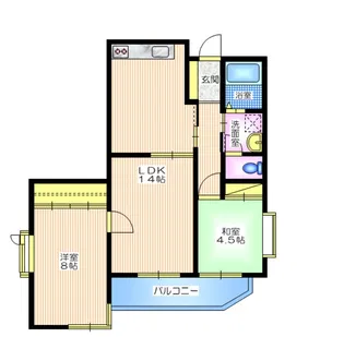 キッツビュール【1階】の間取り
