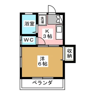 ベルゾーネアモール【2階】の間取り