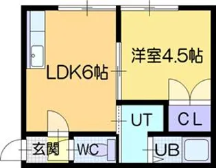 ルミエール文京台【1階】の間取り