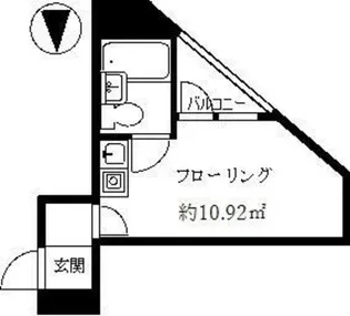 ラブリハイツ北新宿第1【4階】の間取り