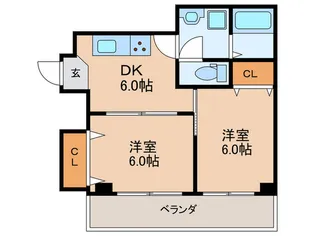 弥生マンション【1階】の間取り
