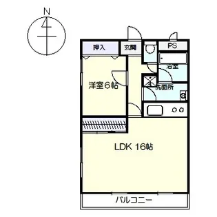 メゾン・ド・加賀野21【4階】の間取り