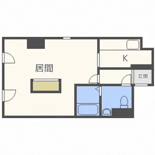 キューブ17【3階】の間取り