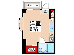 コーポ滝の川【2階】の間取り