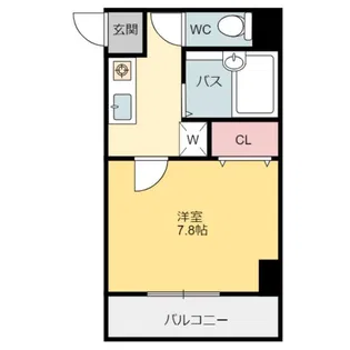 タウンコートオーク【6階】の間取り