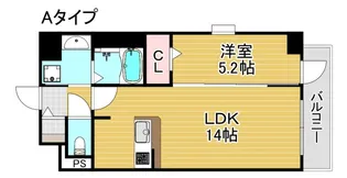 グランディオーソ住吉大社【2階】の間取り