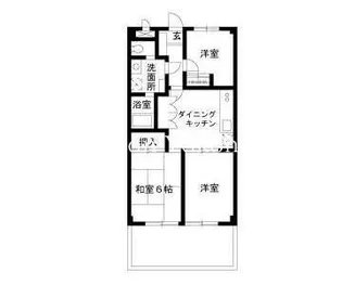 フォーレスト関【3階】の間取り