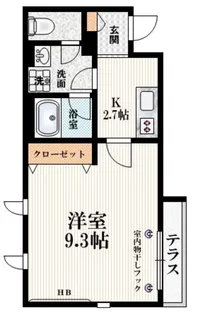 リバーヒルズ【1階】の間取り