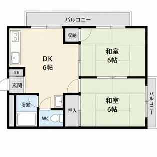 第二吉田ビル【4階】の間取り