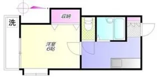 第二御殿山荘【1階】の間取り