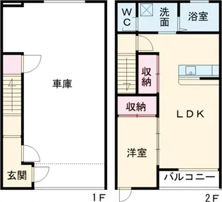 GARAGE ARK(ガレージエーアールケー)の間取り