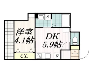 AQUE24【2階】の間取り