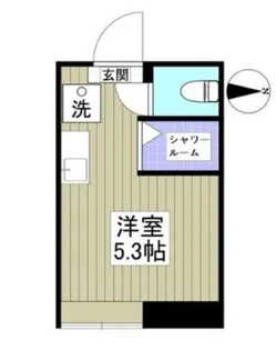 パンシオン南林間A棟【1階】の間取り
