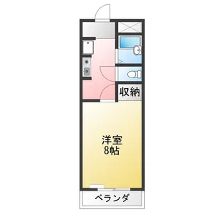 ベルズ有松A棟【2階】の間取り
