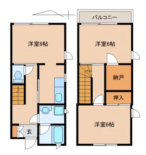 倉井ハイツ【1階】の間取り
