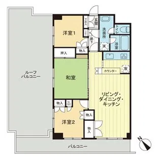 ライオンズマンション西葛西第2【5階】の間取り