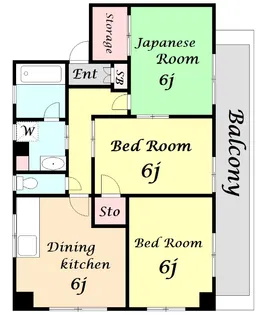 辻村マンション【3階】の間取り