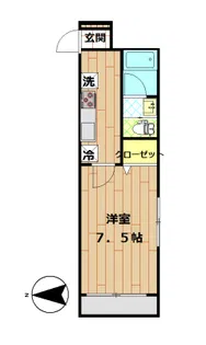 ウイステリアII【2階】の間取り