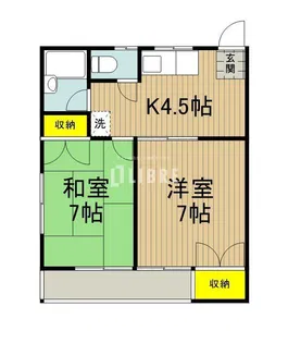 ヴィラ石田【2階】の間取り