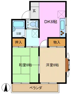 プレイス本郷2番館【2階】の間取り