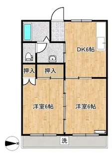 エムアイハイツ【2階】の間取り