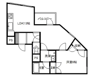 石川県金沢市幸町【マンション】の間取り