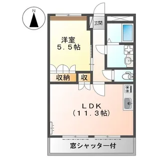 ノーザン ハイム【1階】の間取り