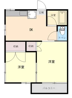 カーサコモド C【2階】の間取り