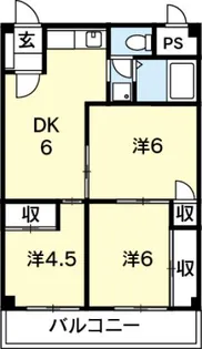ラヴェニューモリ【2階】の間取り