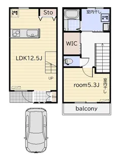 SQUAREPITIIの間取り