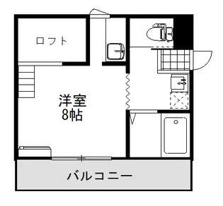 ル・ヴァン【2階】の間取り