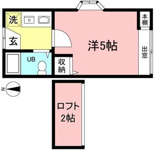 メゾンはな【1階】の間取り