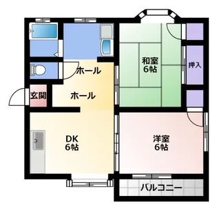 光陽ハイツ【2階】の間取り