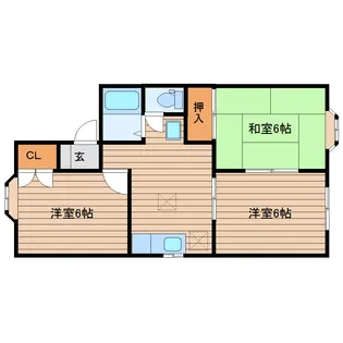 レークヒルズ【2階】の間取り
