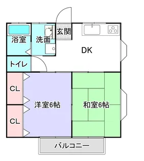 サンピア水郷・A棟【2階】の間取り