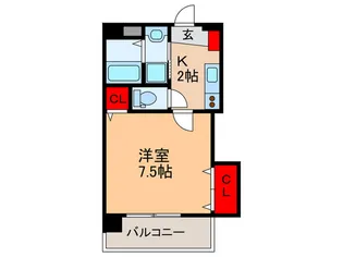 カーサフェリス【2階】の間取り