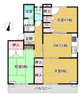 アーバン関【2階】の間取り