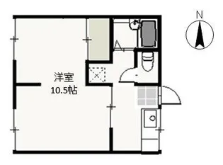赤田ハイツ【2階】の間取り
