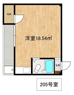 メゾン・ド・ブランシュ【2階】の間取り