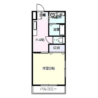 ホワイトロータス【1階】の間取り