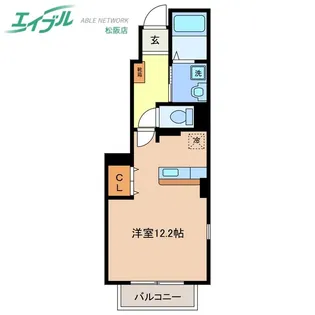 ボンヌ・シャンス【1階】の間取り