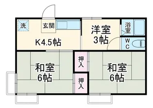 セイカハイツ【2階】の間取り