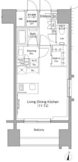 ザ・パークハビオ代々木初台【6階】の間取り