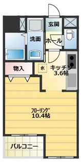 ルネッサンス犬塚【2階】の間取り
