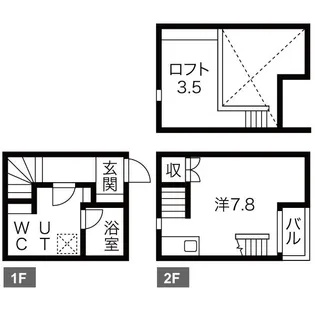 LE COCON豊田Aの間取り