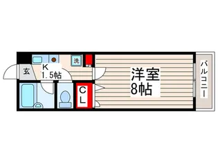 カリブ【2階】の間取り