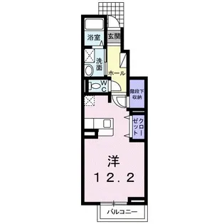 ブロードヒルズ【1階】の間取り