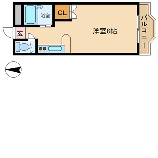 大阪府大阪市平野区長吉川辺2【マンション】の間取り